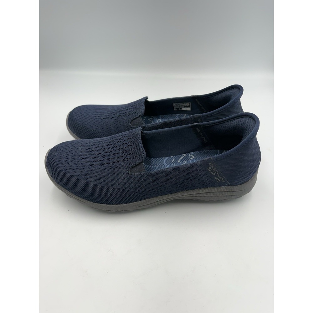 SKECHERS Hands Free Slip-ins Women's Navy Slip-On Casual Memory Foam 8.5 - Picture 9 of 10
